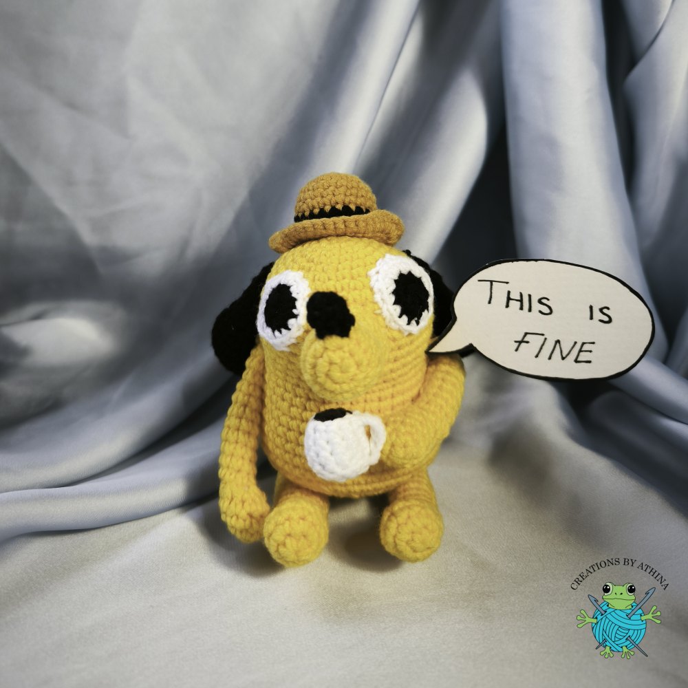 THIS IS FINE DOG MEME